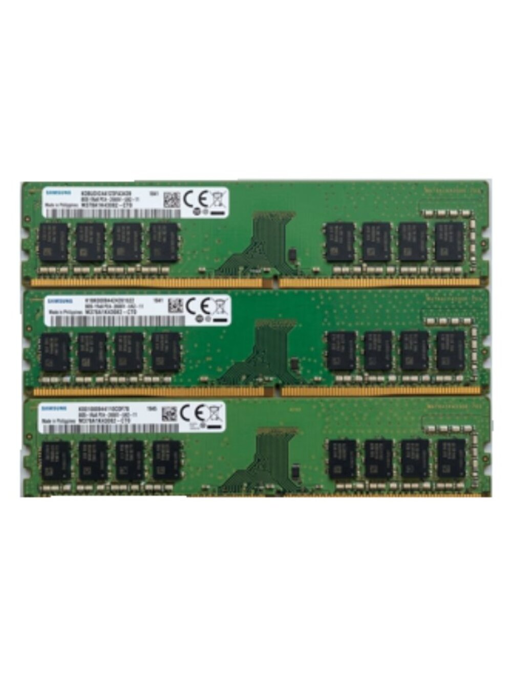 Samsung 8GB DDR4 Desktop RAM PC4-2666V (x3 24GB Total)